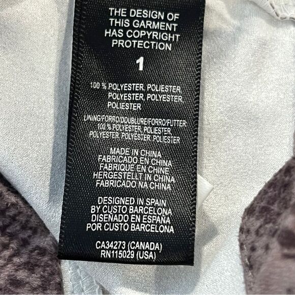 CUSTO Barcelona Gata Klimt Sequin
Snakeskin Dress Sz Small 100% Polyester
Lined - Picture 10 of 12